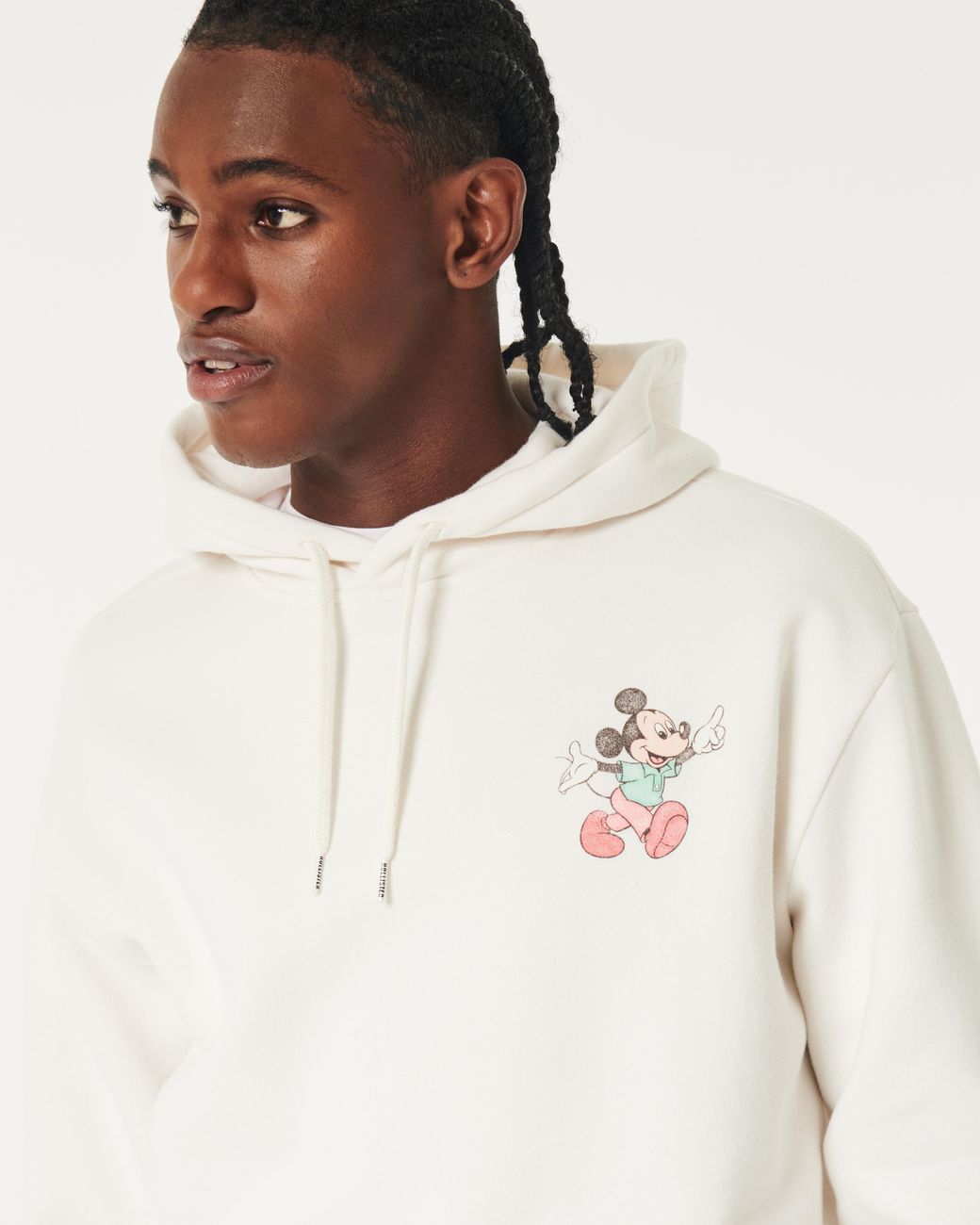 Mickey mouse hoodie best sale white