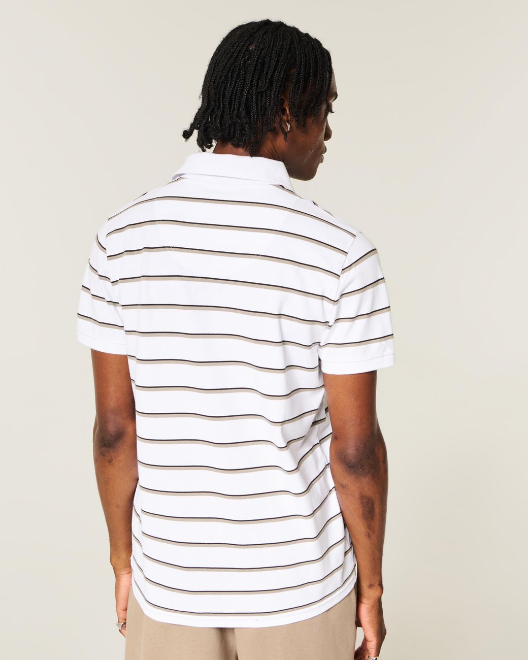 Hollister Gray Icon Polo for men