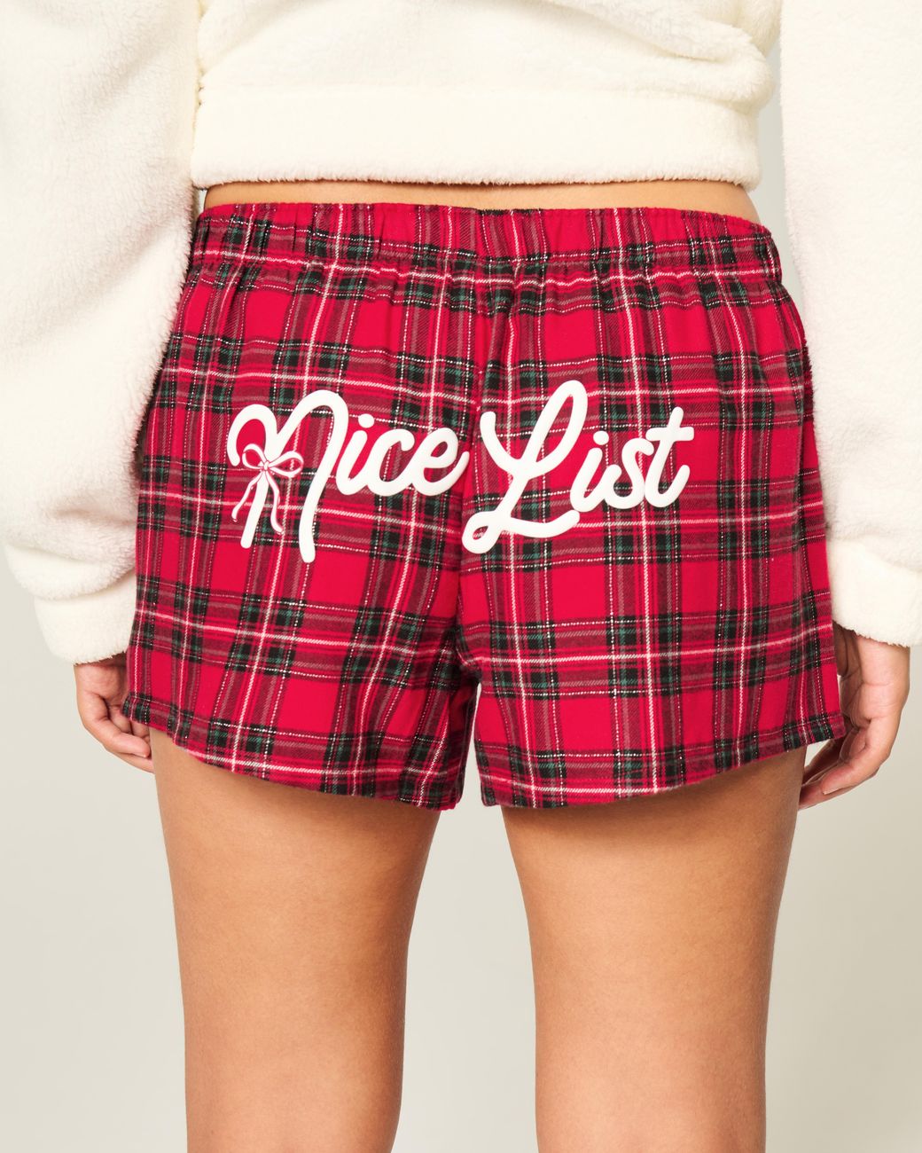 Hollister Red Flannel Boxer Shorts