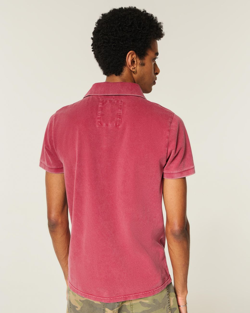 Hollister Red Logo Graphic Polo for men