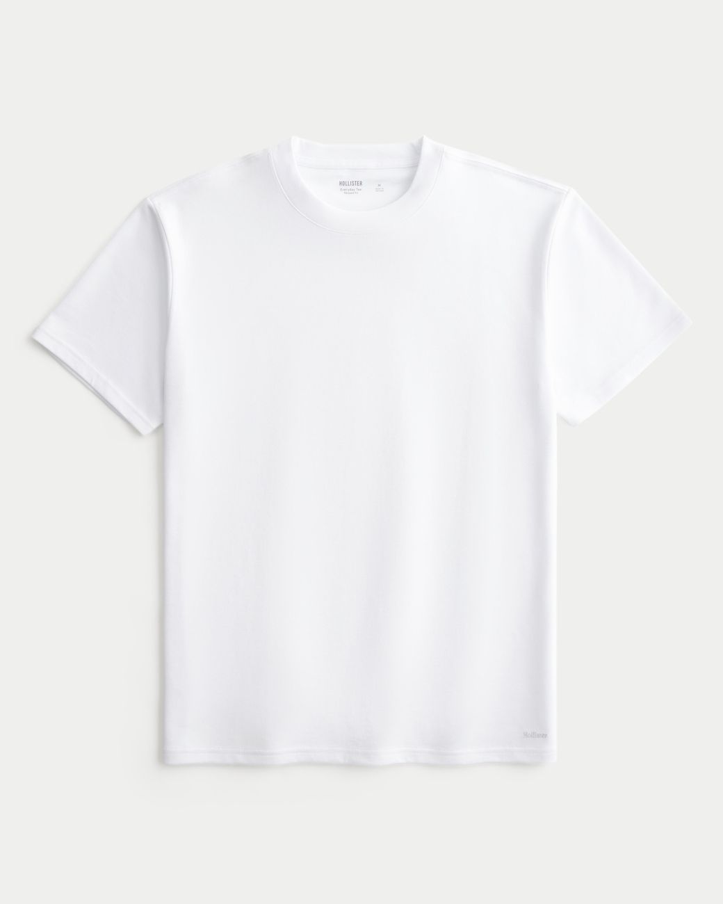 Hollister White Relaxed Everyday Tee for men