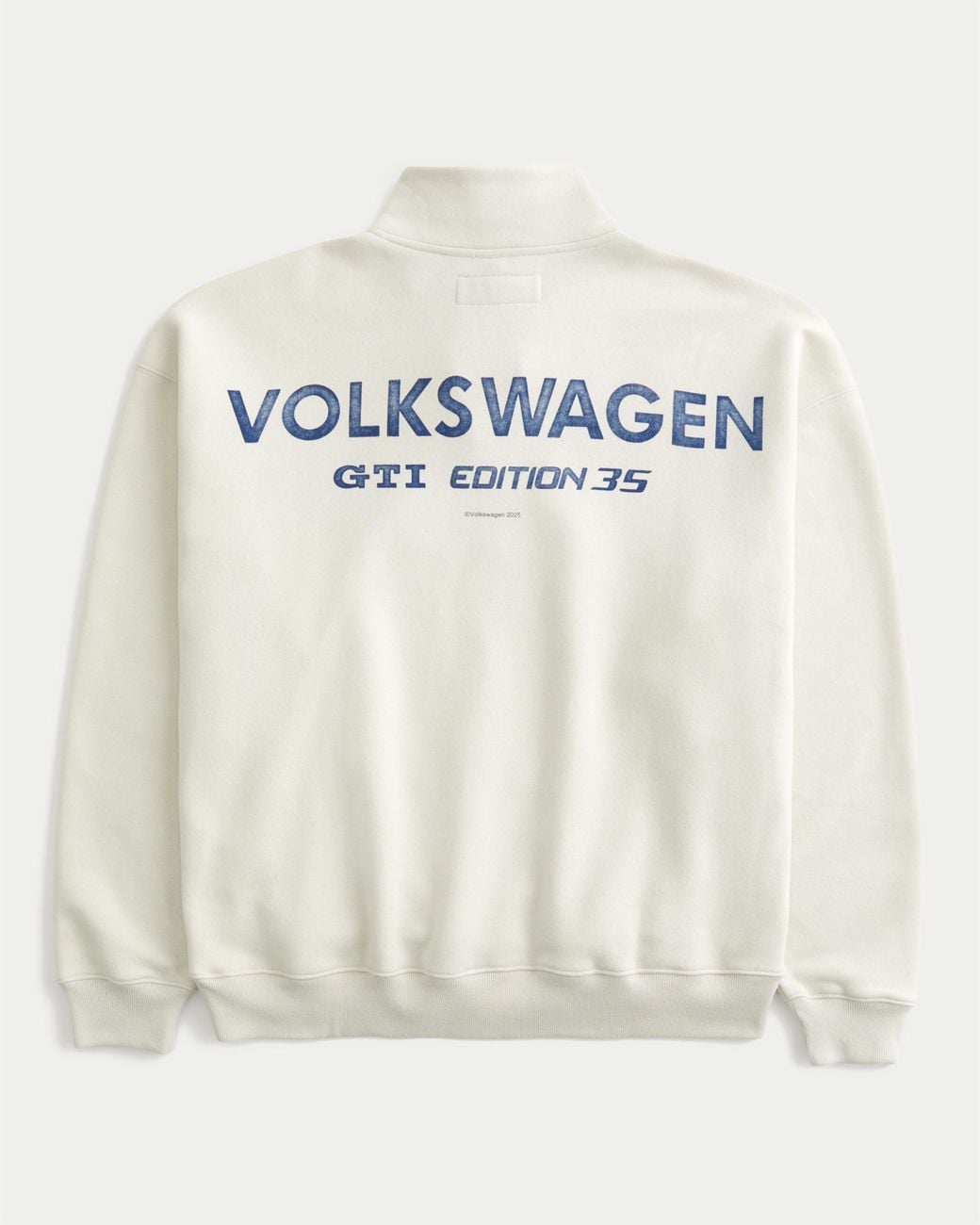 Hollister Boxy Half-zip Volkswagen Graphic Sweatshirt in Natural