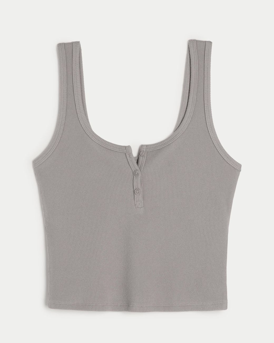 Hollister Gilly Hicks Waffle Tank in Grey Lyst UK