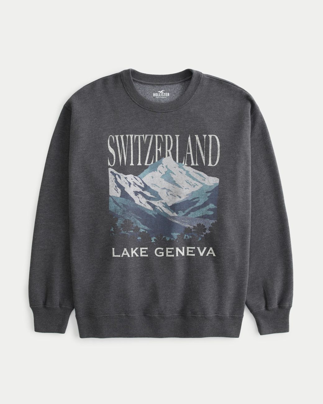 Hollister grey sweatshirt sales