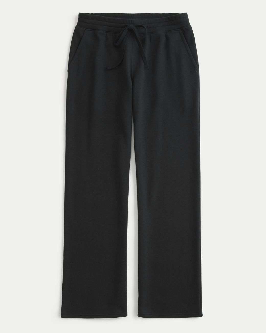 Hollister Straight Sweatpants in Black Lyst UK