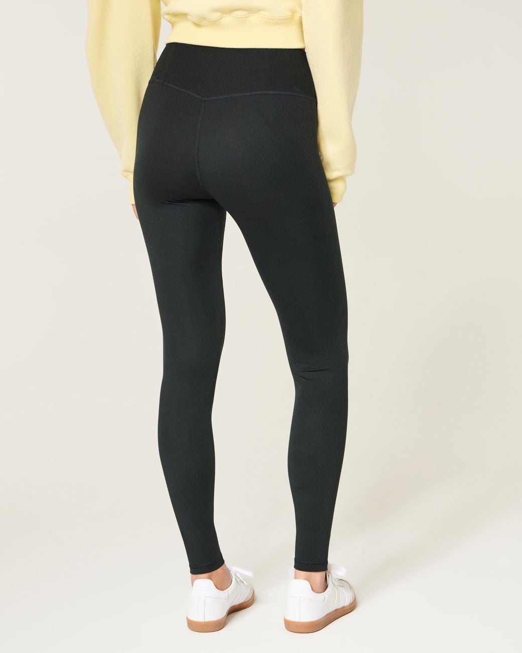 Hollister Black Gilly Hicks Active No Front Seam Leggings