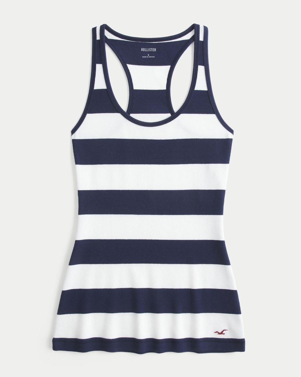 Hollister Blue Icon Racerback Tank