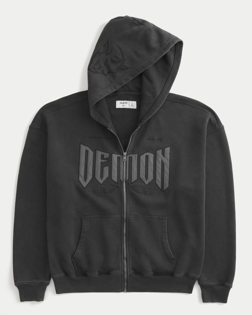 JH DESIGN GROUP Men's Dodge Charger Pullover Hoodie – Black Sweatshirt With Embroidered Graphics, Heavyweight For Winter