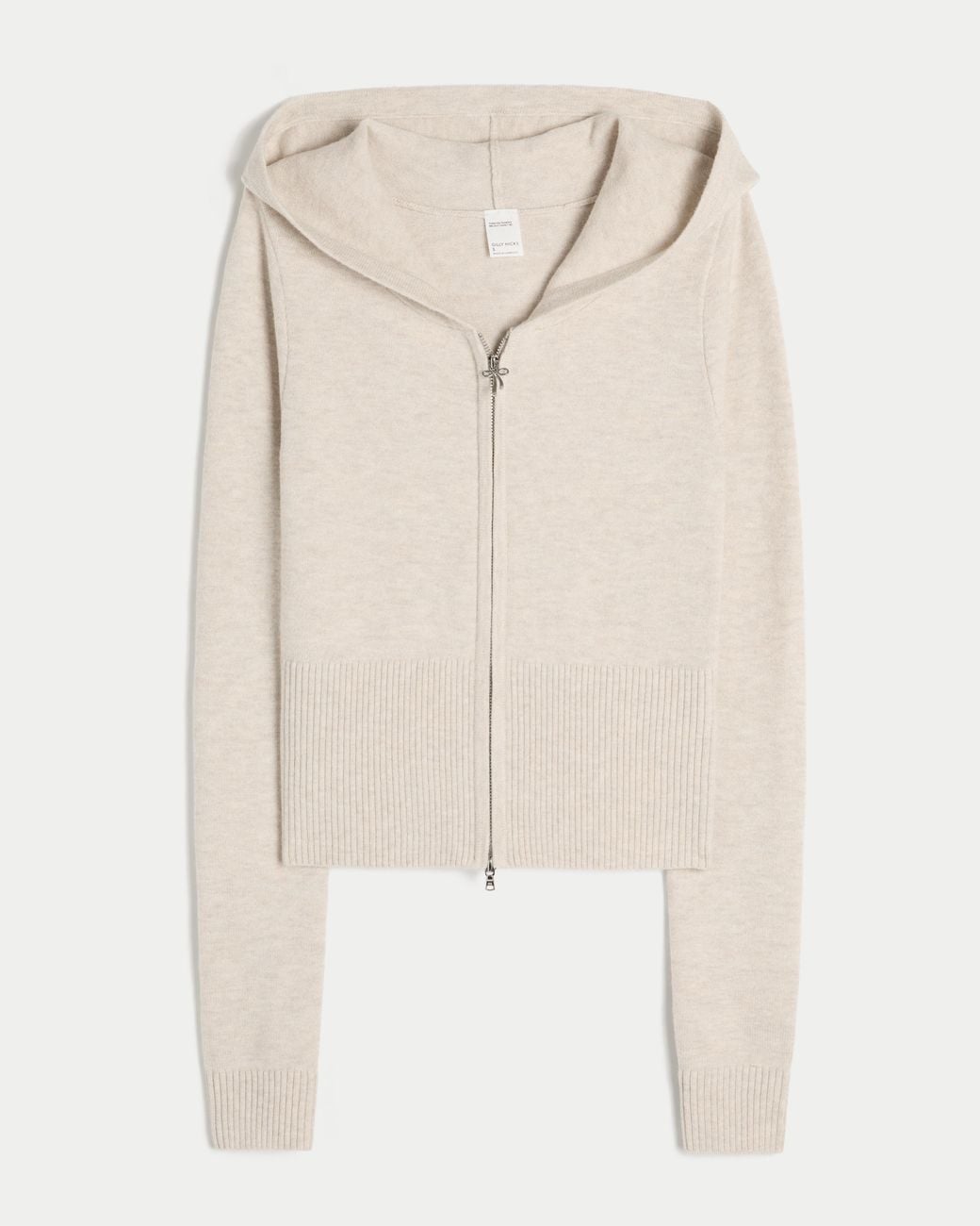 Hollister Natural Gilly Hicks Zip-up Sweater Hoodie