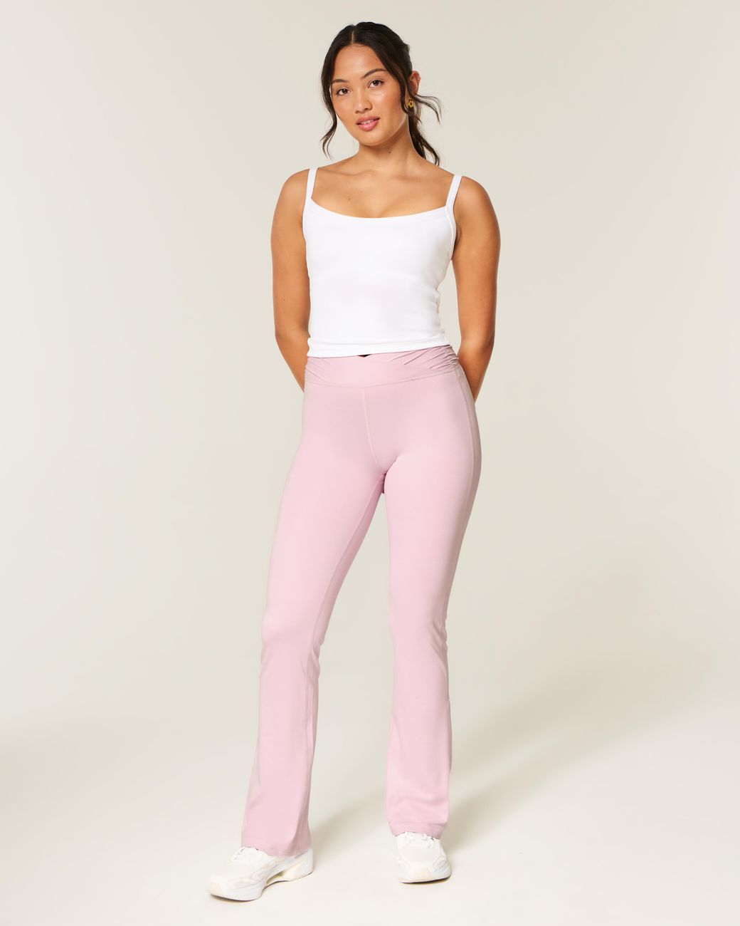 Hollister Pink Gilly Hicks Active Recharge Wrap Waist Boot Leggings