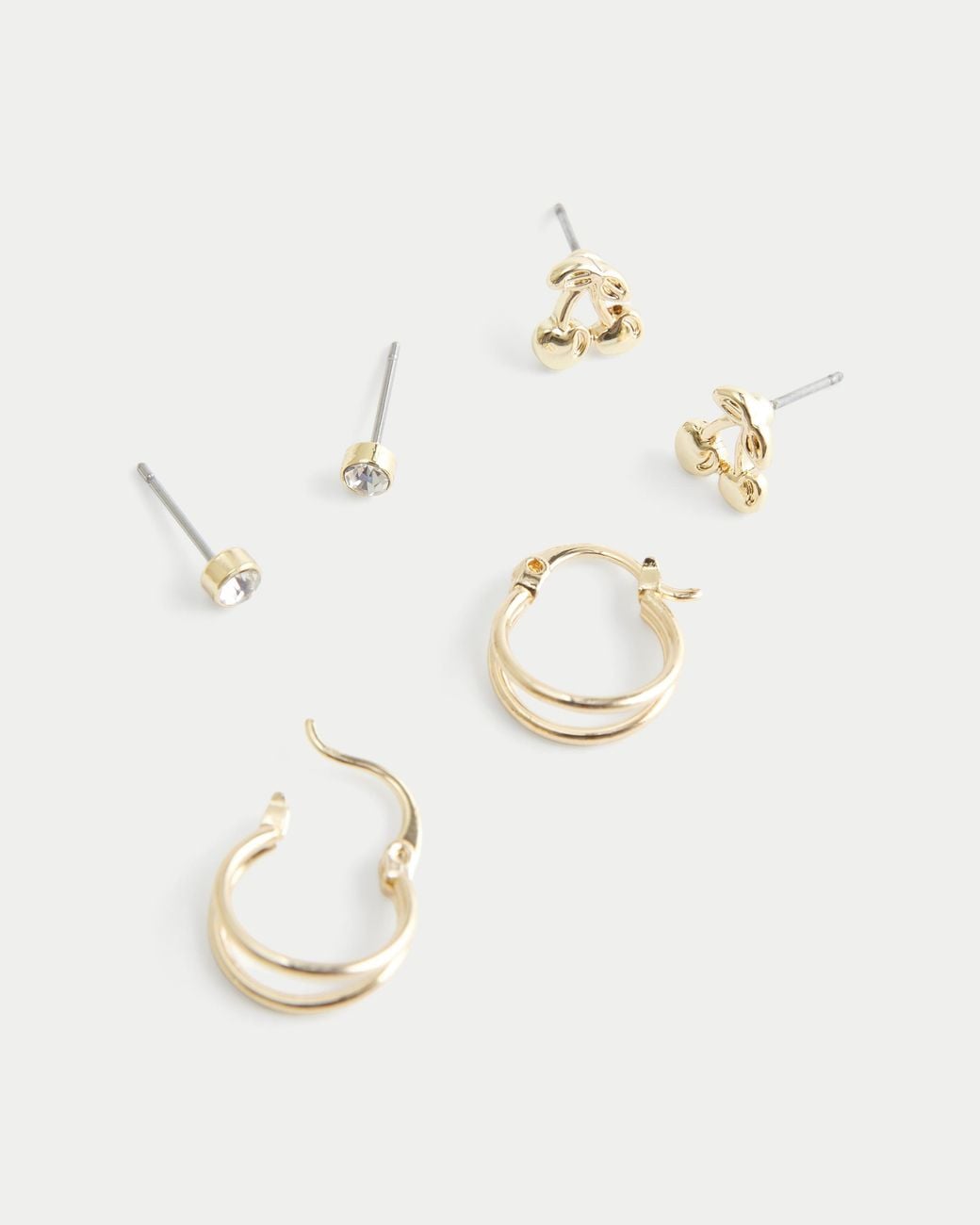 Hollister Natural Cherry & Hoop Earring 3-pack