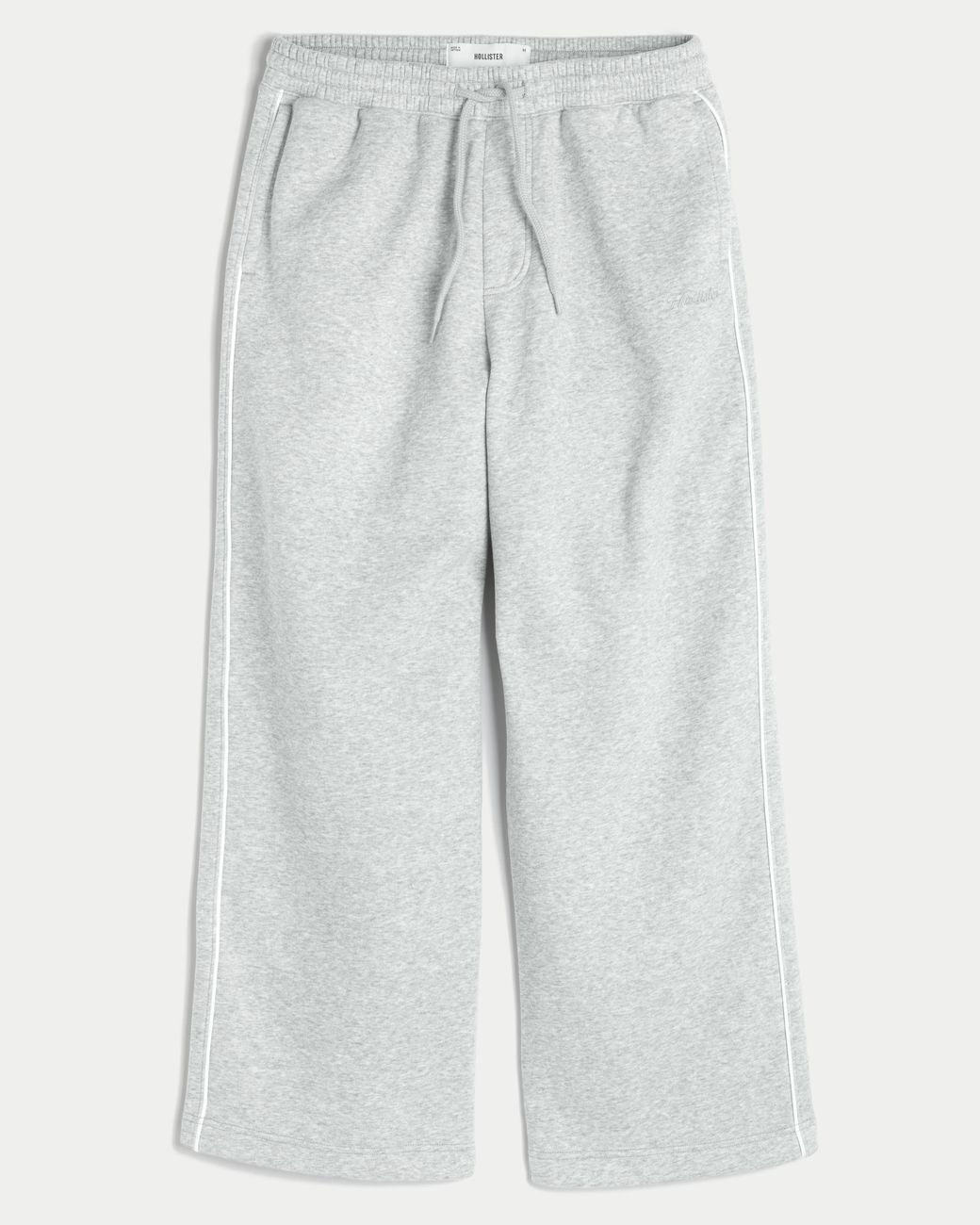 Hollister White Hollister Feel Good Super Baggy Sweatpants for men