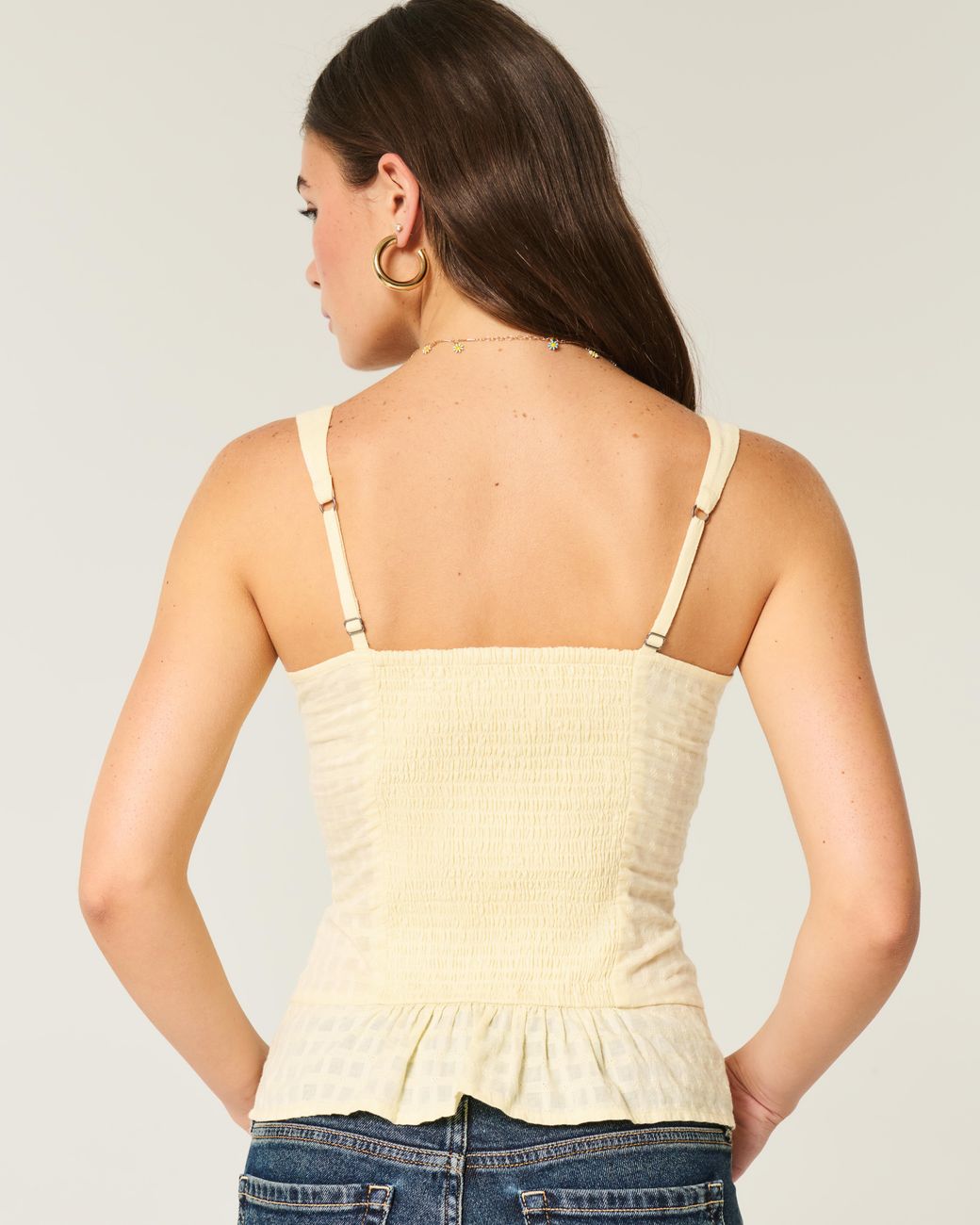 Hollister Natural Button-through Blouse