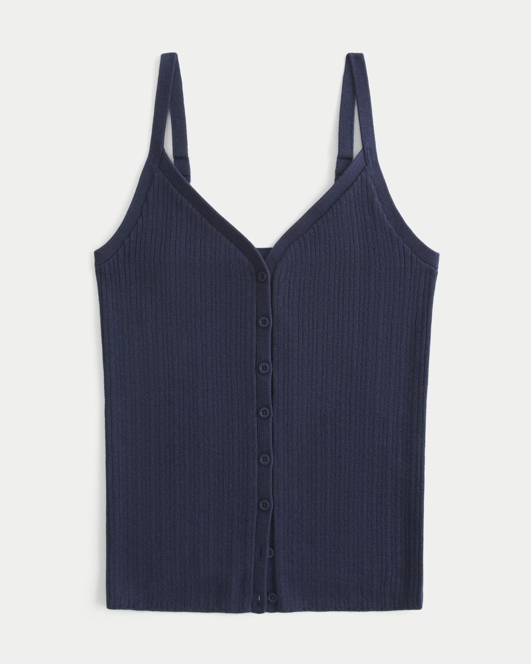 Hollister Blue Button Front Sweater Tank