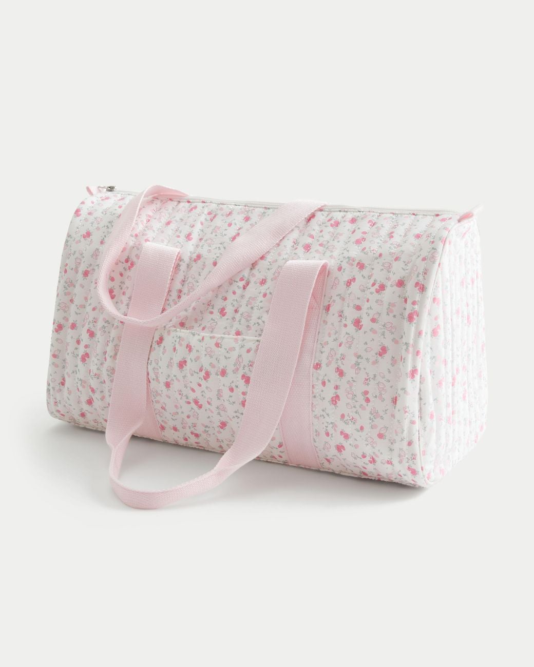 Hollister Pink Strawberry Pattern Duffle Bag