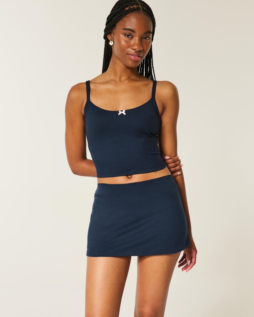 Hollister Blue Gilly Hicks Active Gameday Skortie