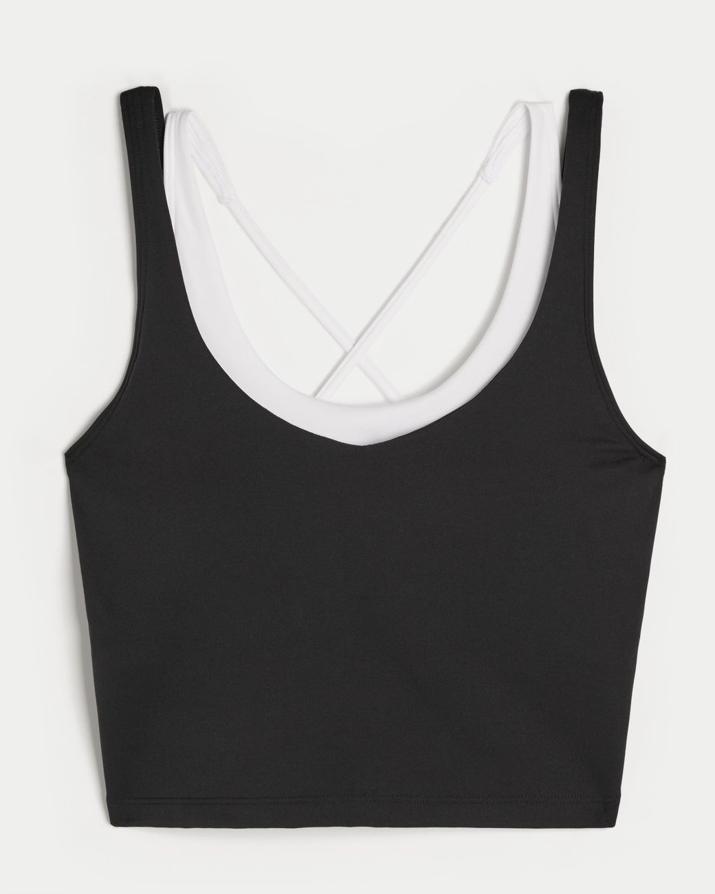 hollister black tank top