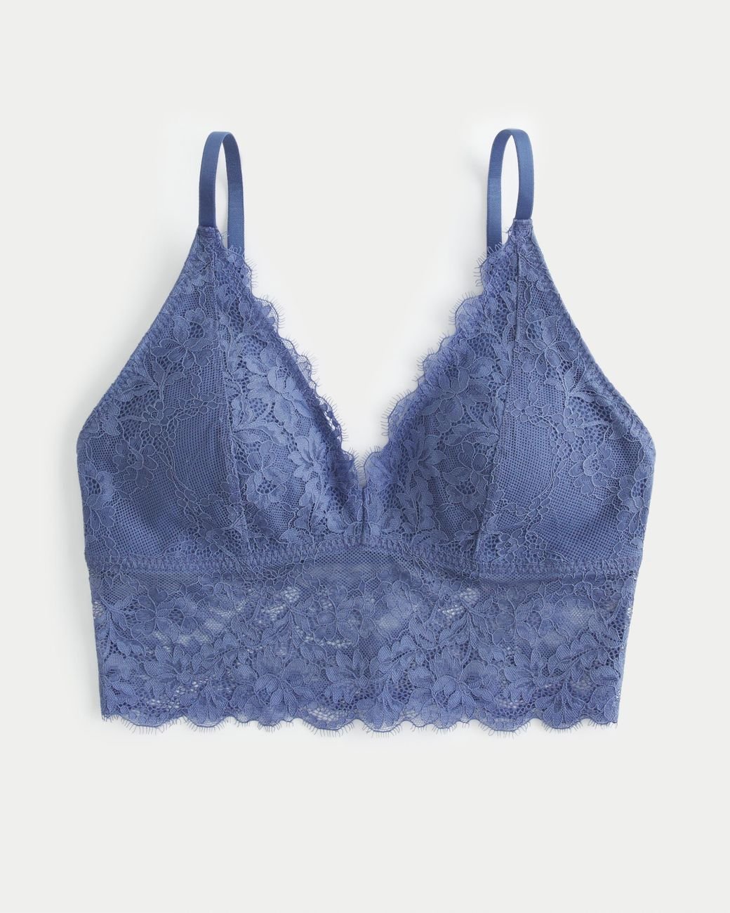 Hollister Gilly Hicks Lace Longline Bralette in Blue Lyst UK