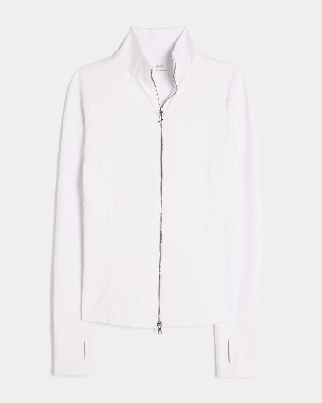 Hollister White Gilly Hicks Active Recharge Slim & Snatched Full-zip