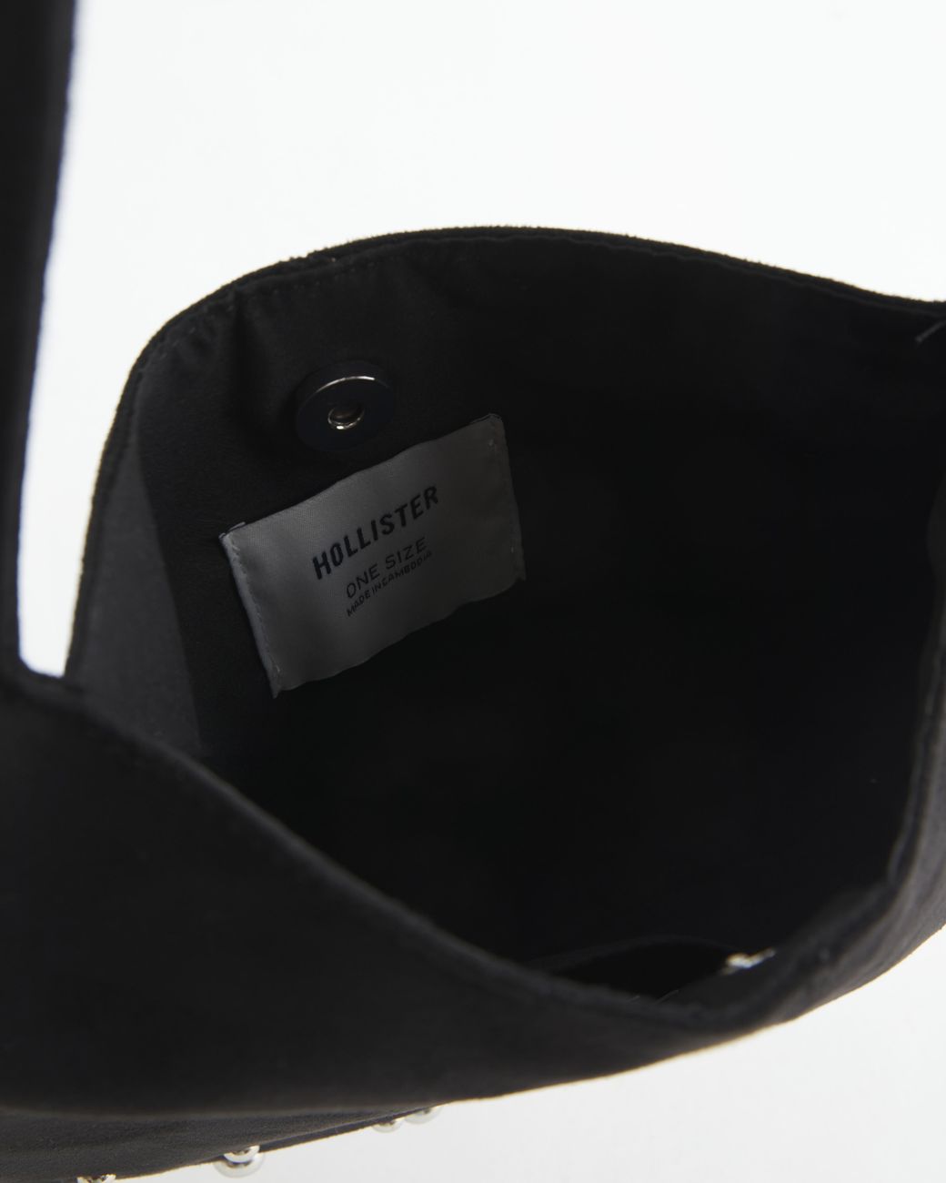 Hollister Black Boho Studded Purse