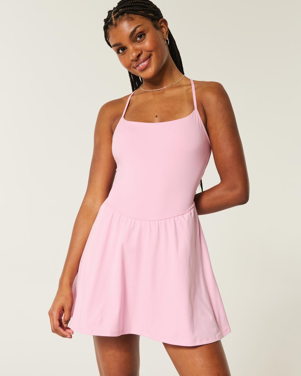 Hollister Pink Gilly Hicks Active Strappy Back Dress