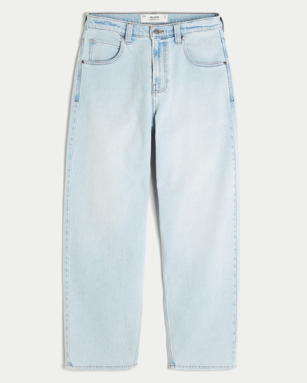 Hollister Blue Light Wash Skater Baggy Jeans for men