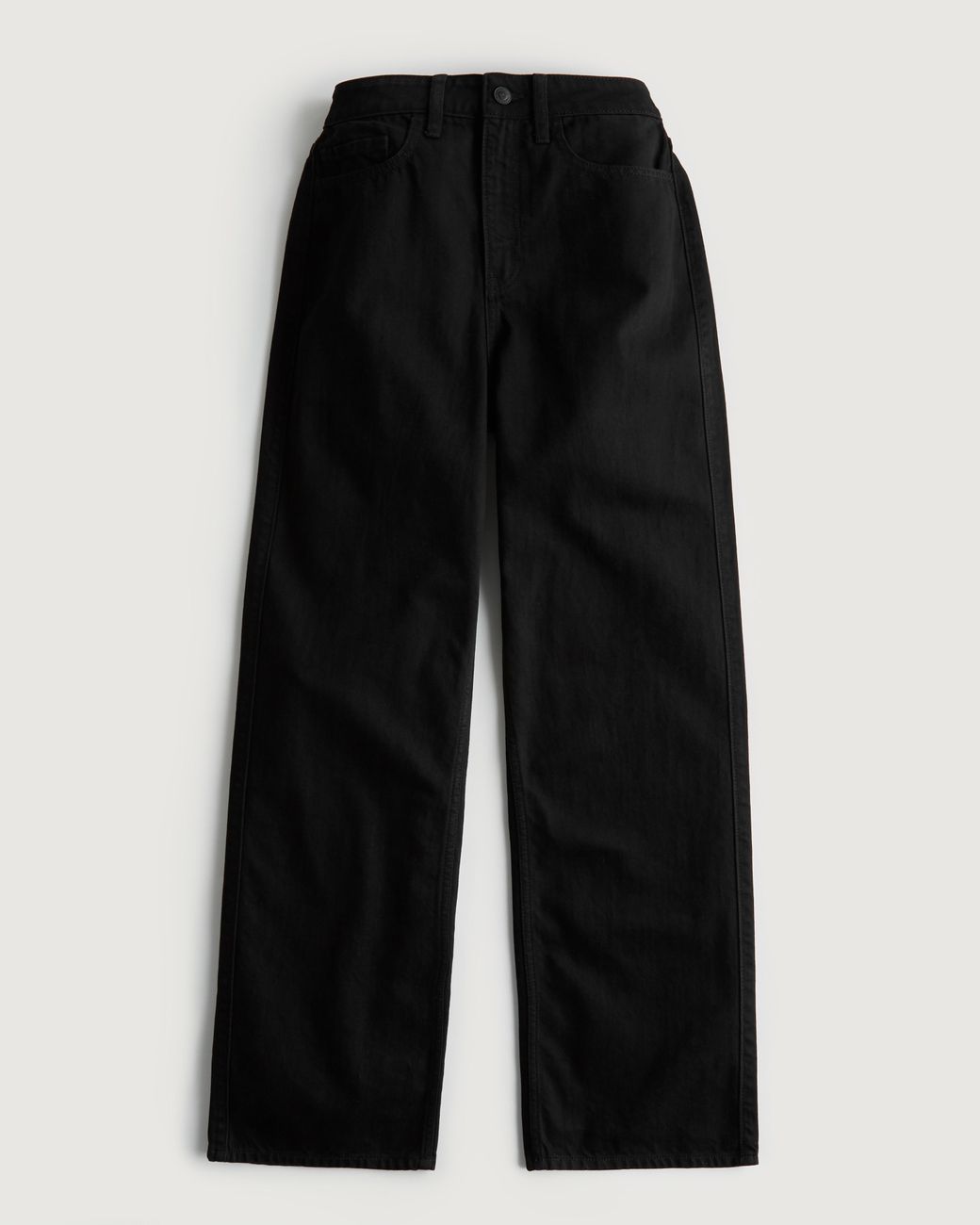 Hollister Highest Rise Baggy Jeans in Black Lyst UK