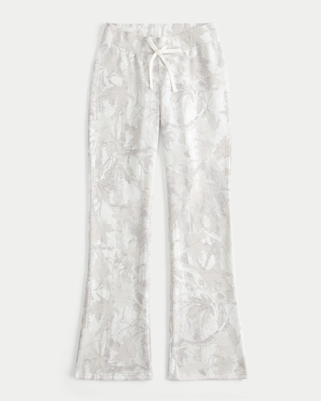 Hollister White Camo Boot Sweatpants