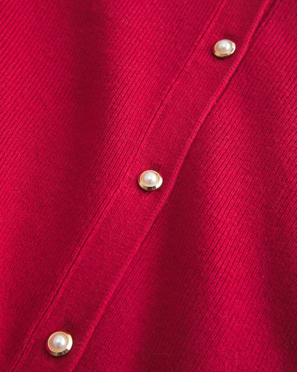 Hollister Red Fy Cloud Crew Cardigan