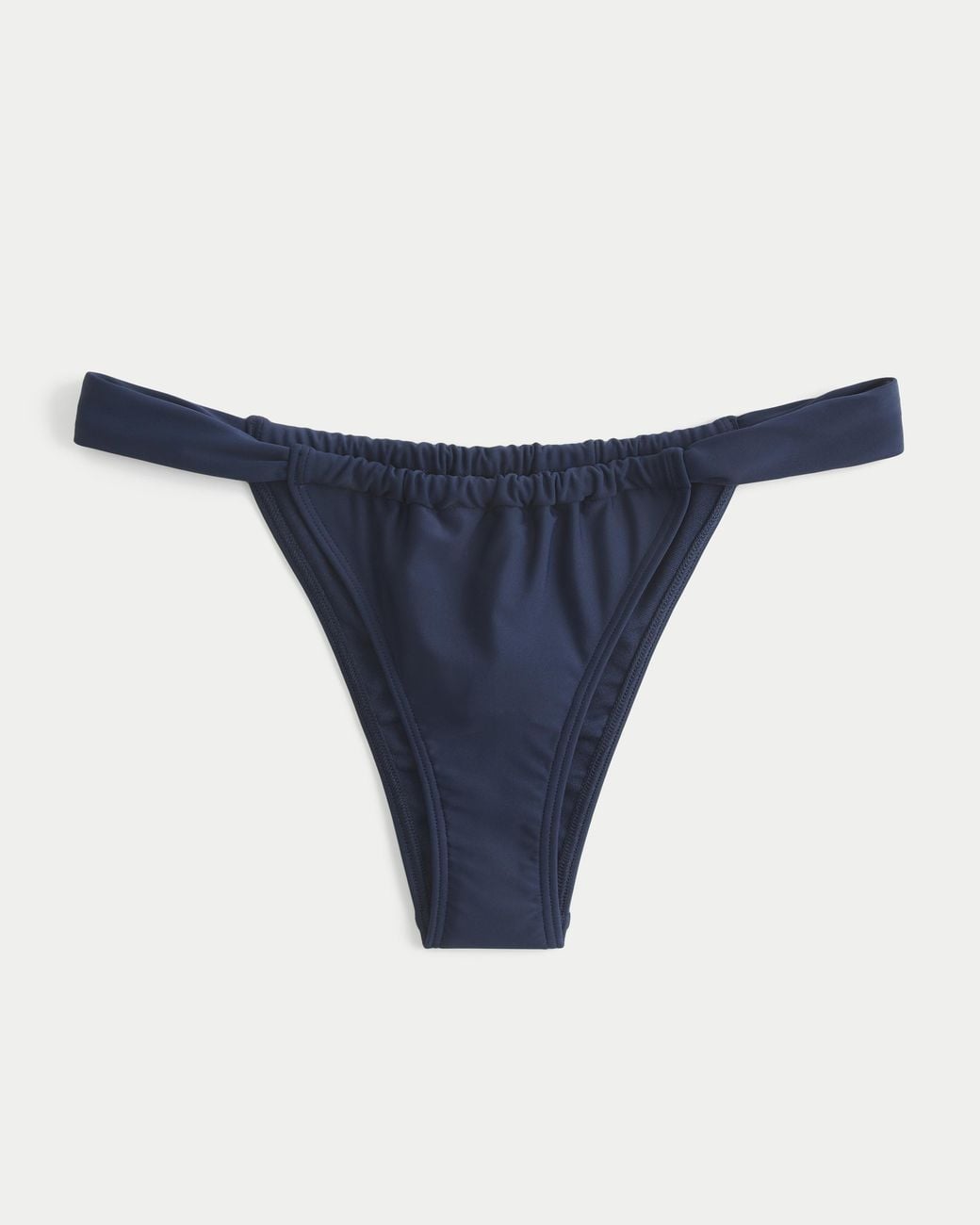 Hollister Blue Wide Strap Cheekiest Bikini Bottom