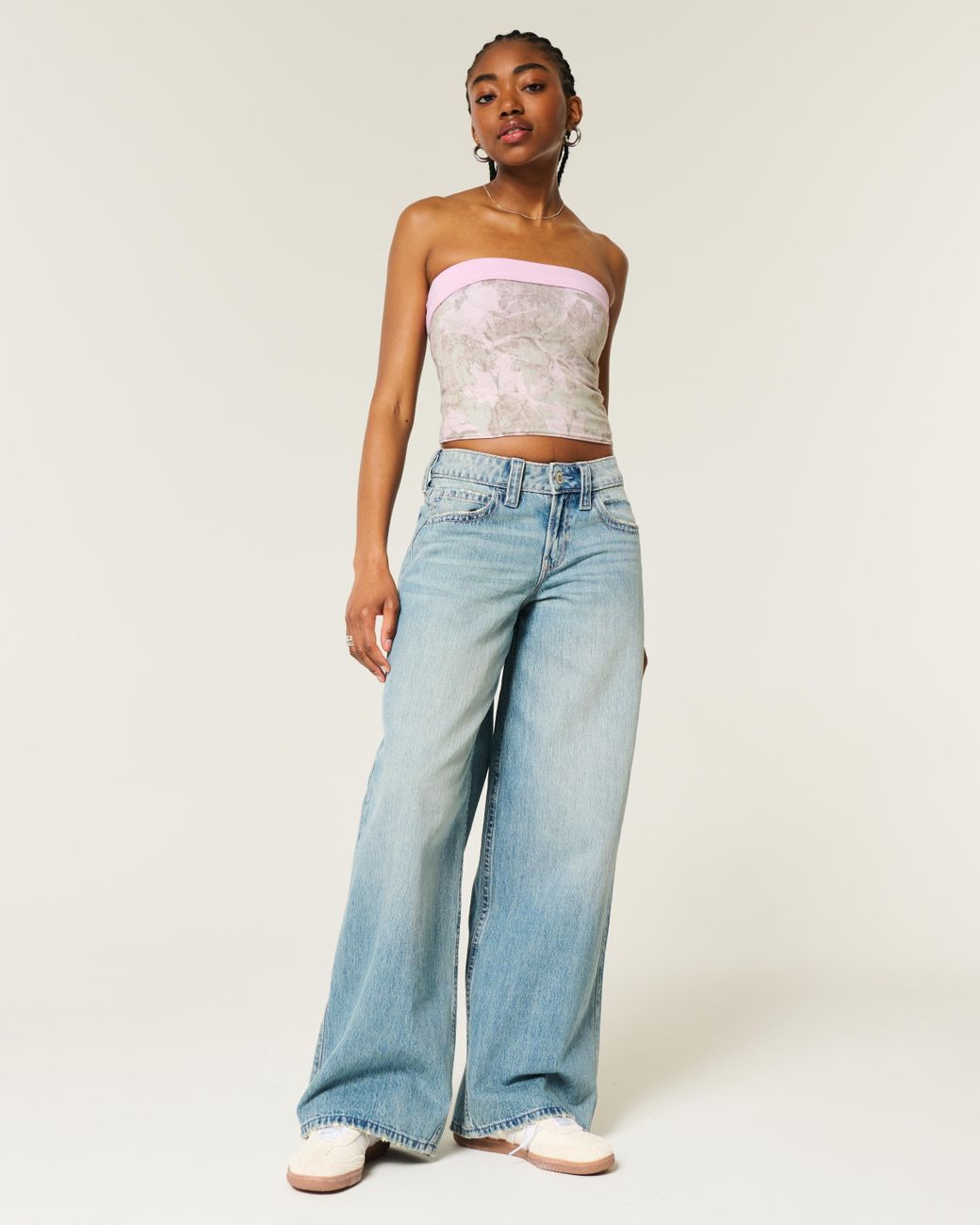 Hollister Gray Taylor Reversible Tube Top