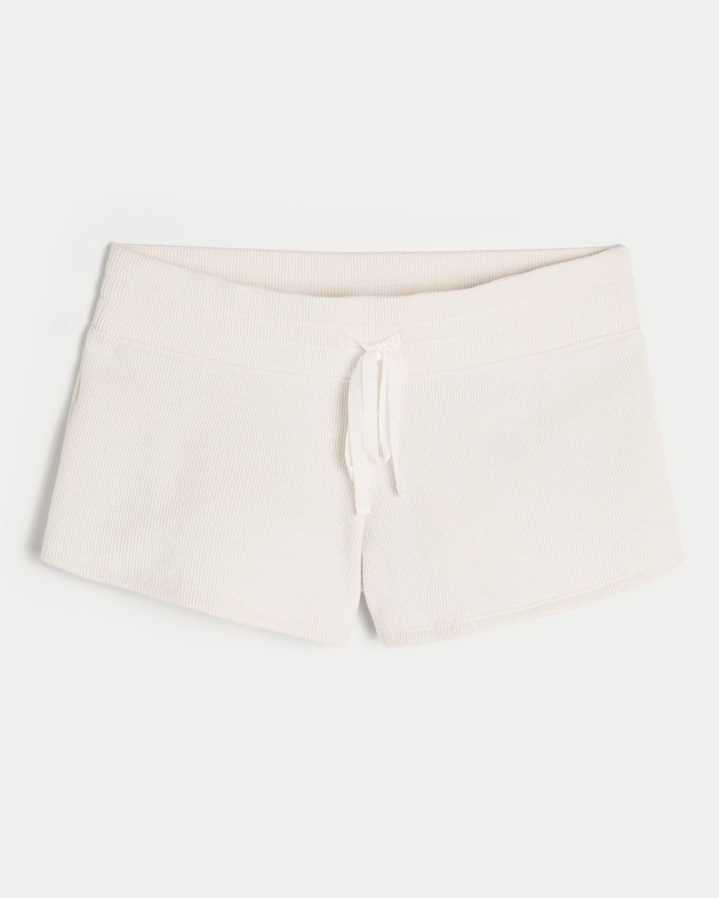 Hollister Natural Gilly Hicks Cozy Waffle Mini Shorts