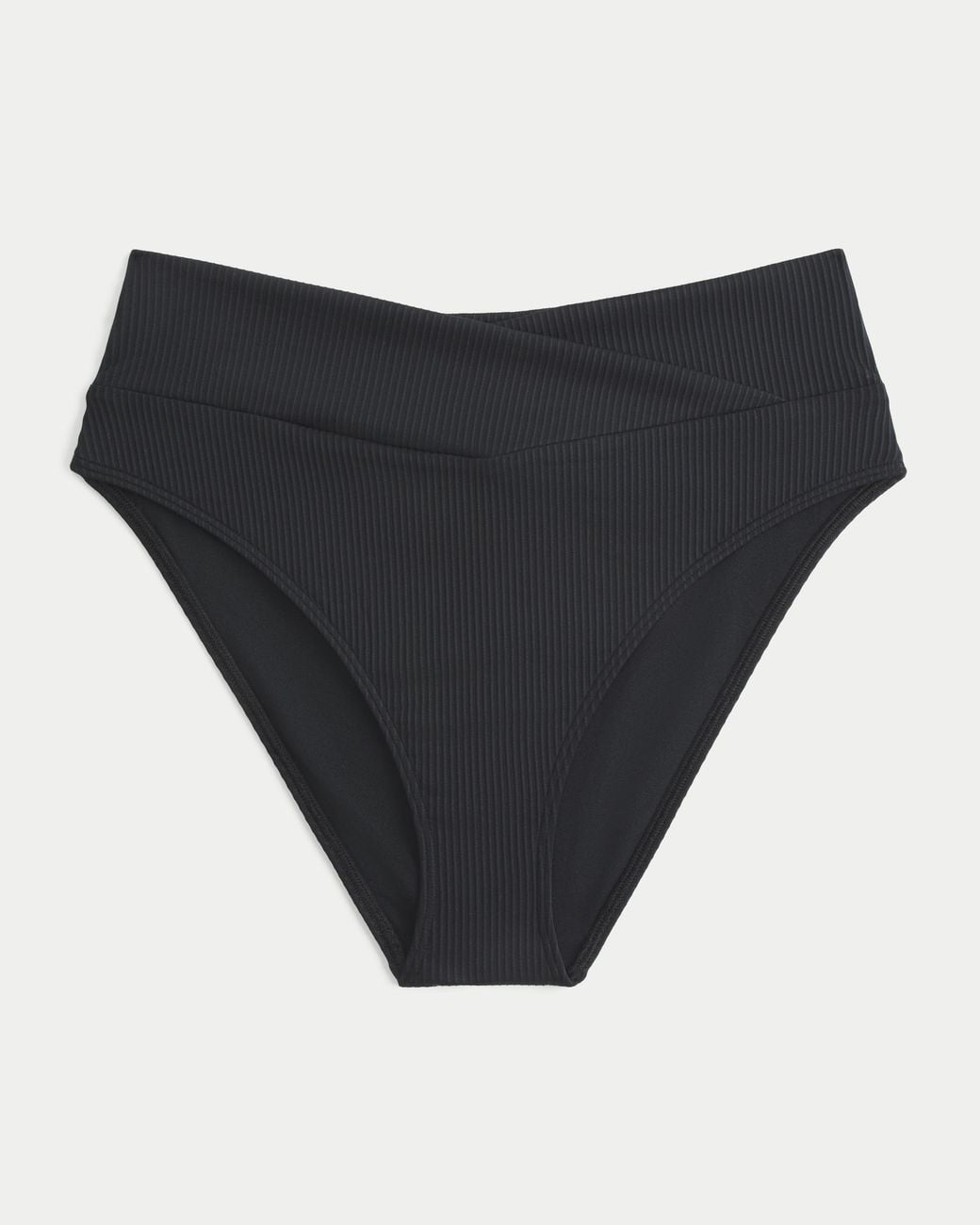 Hollister Blue Ribbed High-waist Bikini Bottom