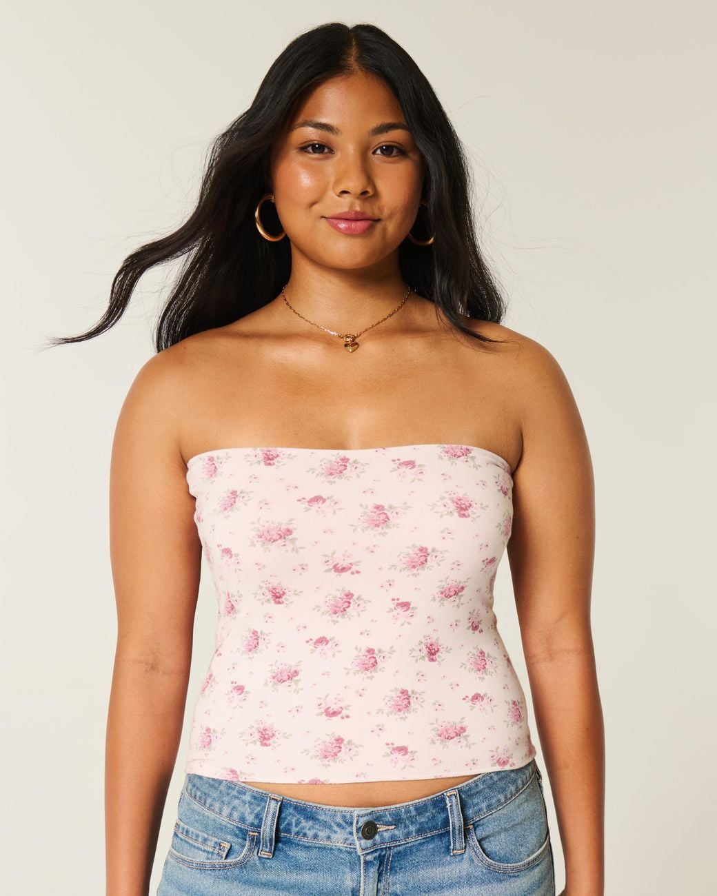 Hollister Pink Taylor Reversible Tube Top