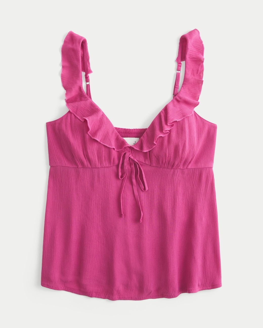 Hollister Pink Easy Ruffle Tank