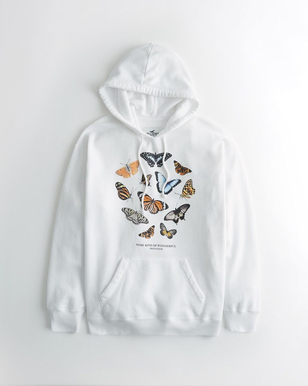 Hollister Oversized Butterfly Graphic Hoodie in White Lyst UK