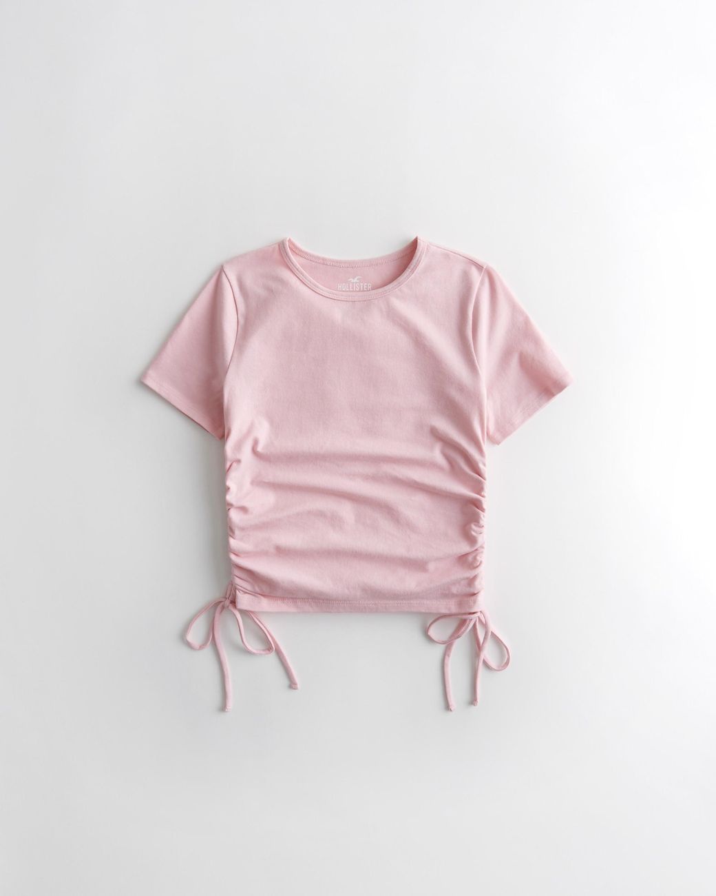 Hollister Must have Cinch Baby Tee in Pink Lyst UK