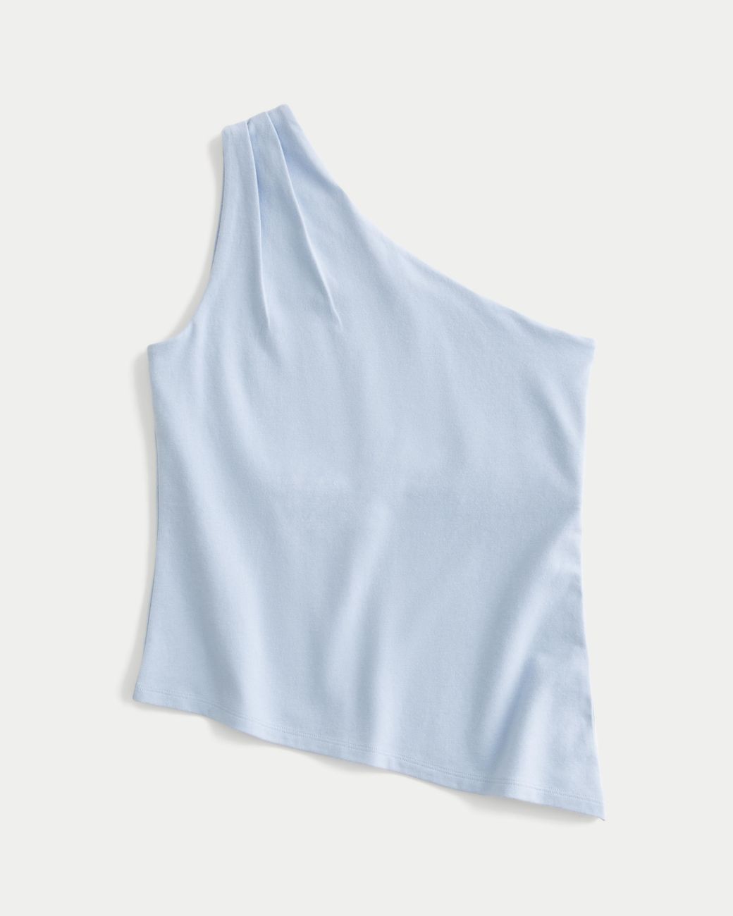 Hollister Blue Asymmetrical One-shoulder Top