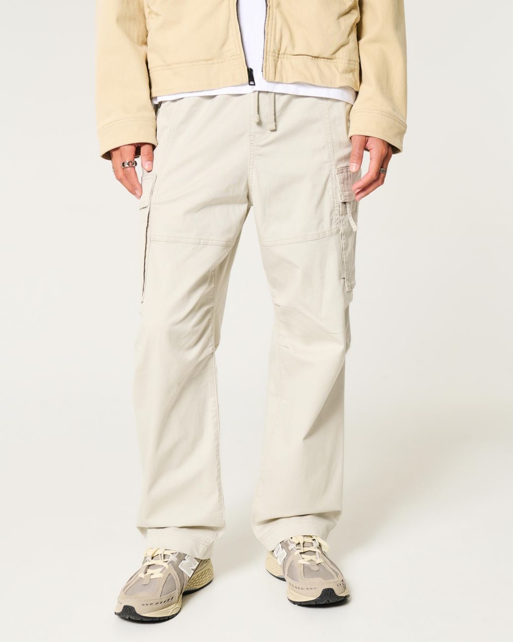 Hollister Natural Baggy Cargo Pull-on Pants for men