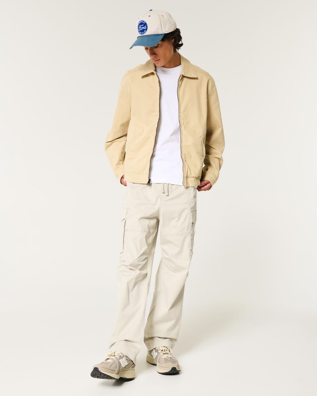 Hollister Natural Baggy Cargo Pull-on Pants for men