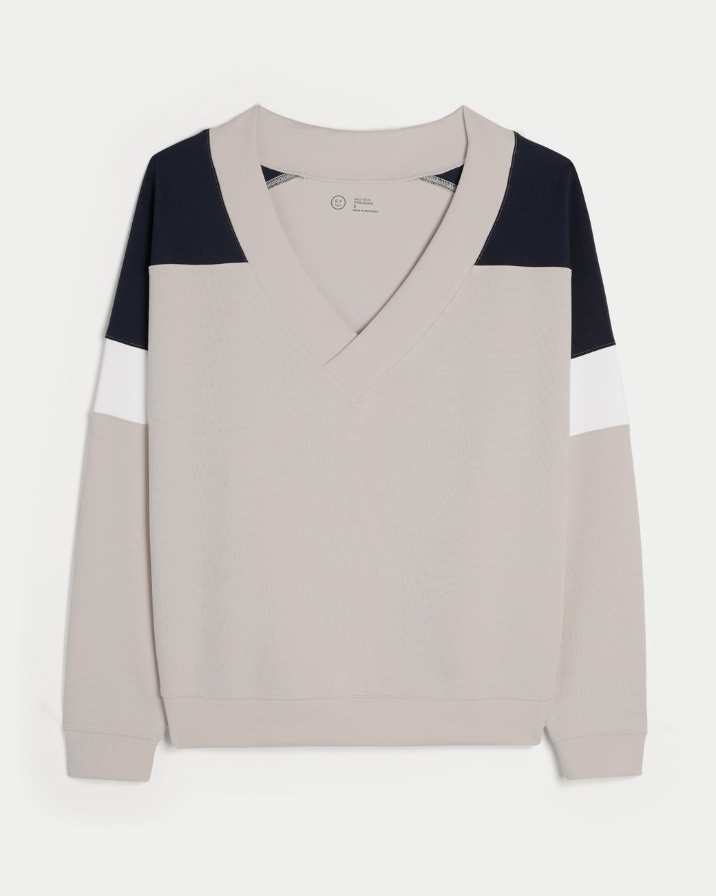 Hollister Gray Gilly Hicks Active Cooldown Off-the-shoulder Top