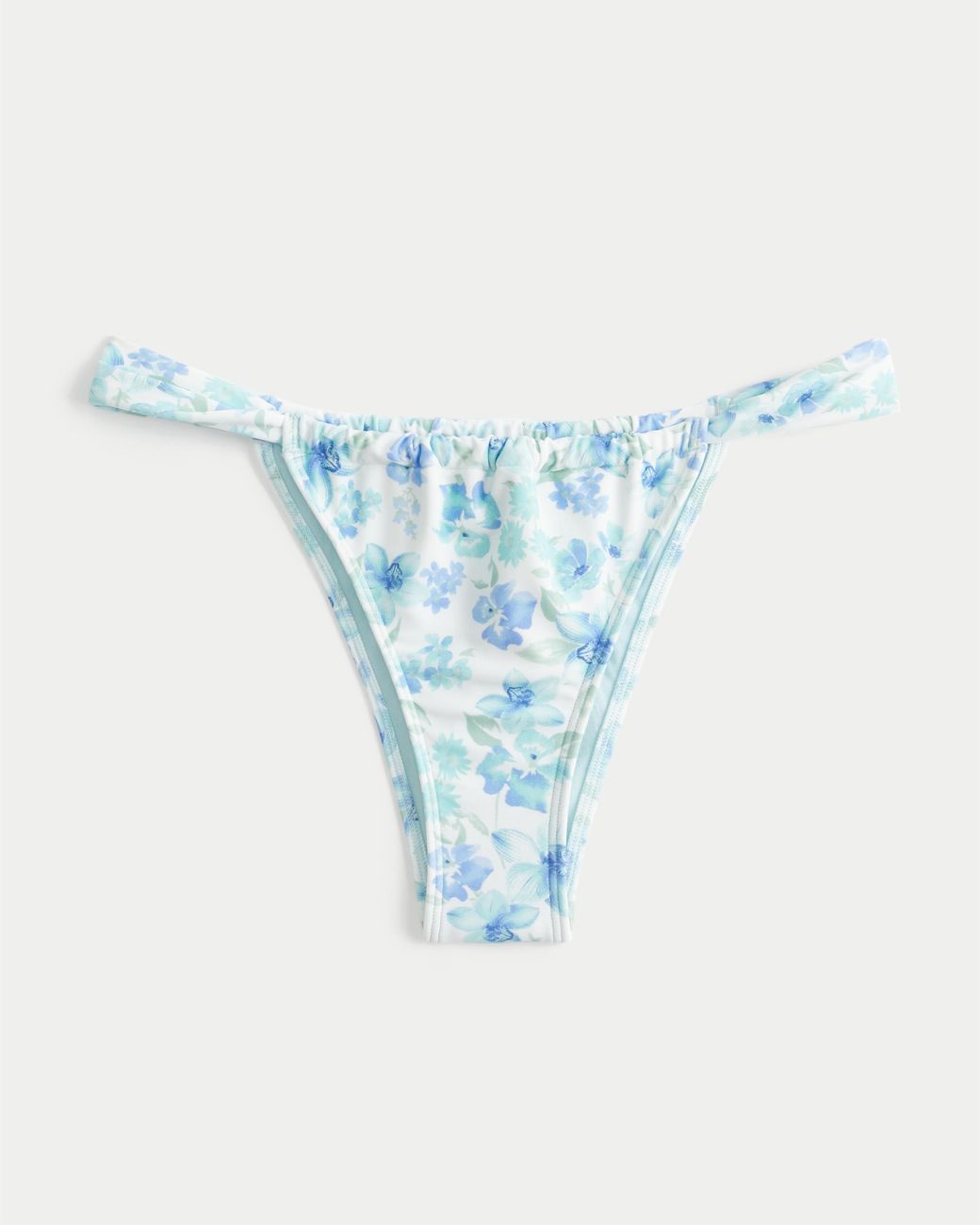 Hollister Blue Side Strap Cheekiest Bikini Bottom