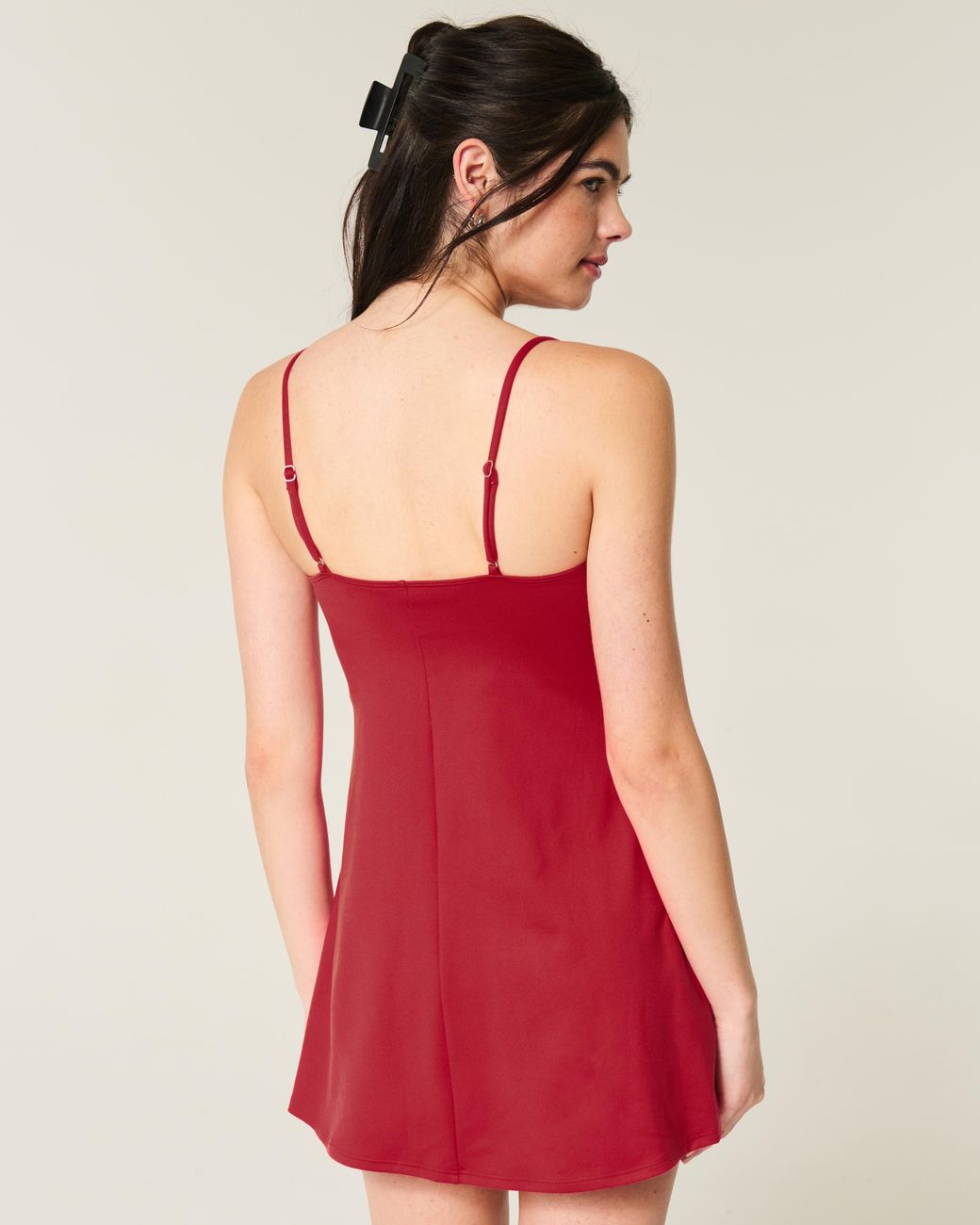 Hollister Red Gilly Hicks Active Gameday Dress