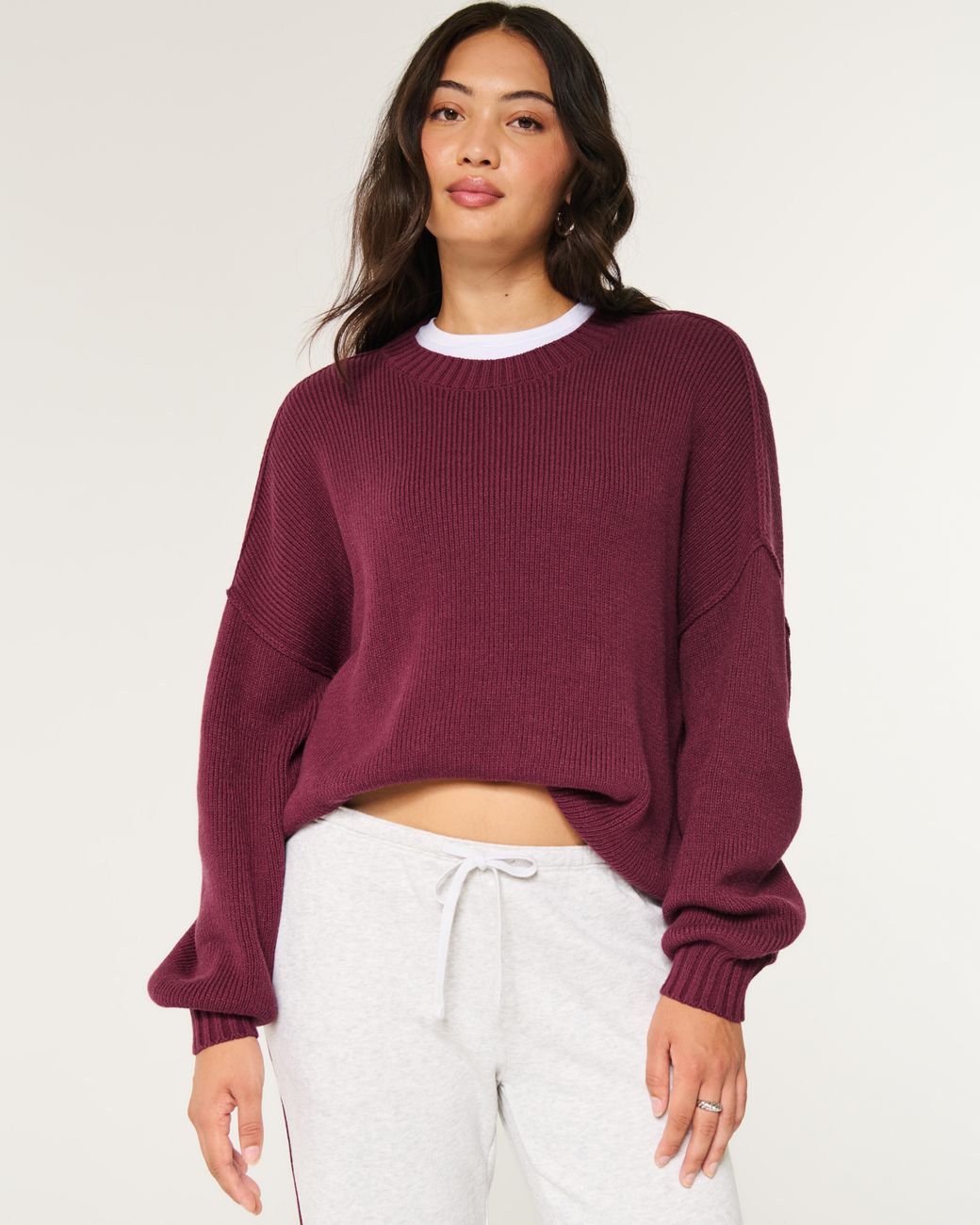 Hollister oversized sweater on sale