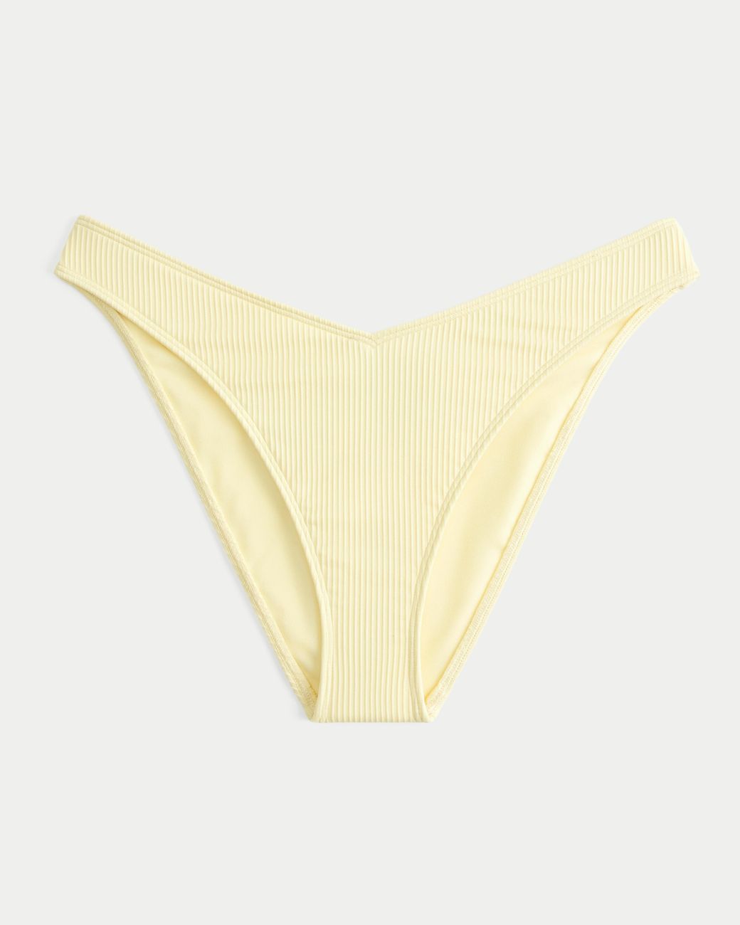 Hollister Yellow Rib Cheeky Bikini Bottom