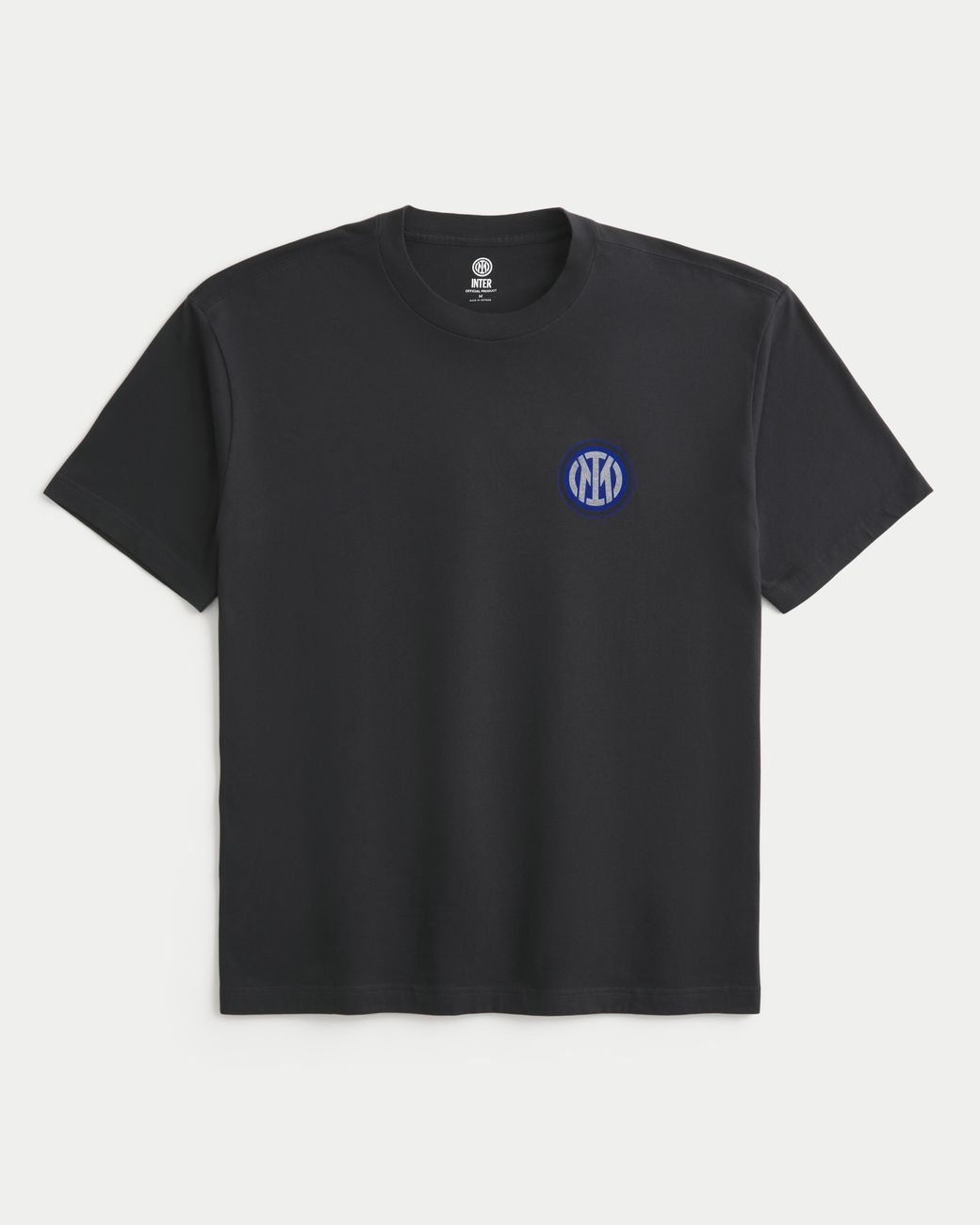 Hollister Blue Boxy Inter Milano Graphic Tee for men