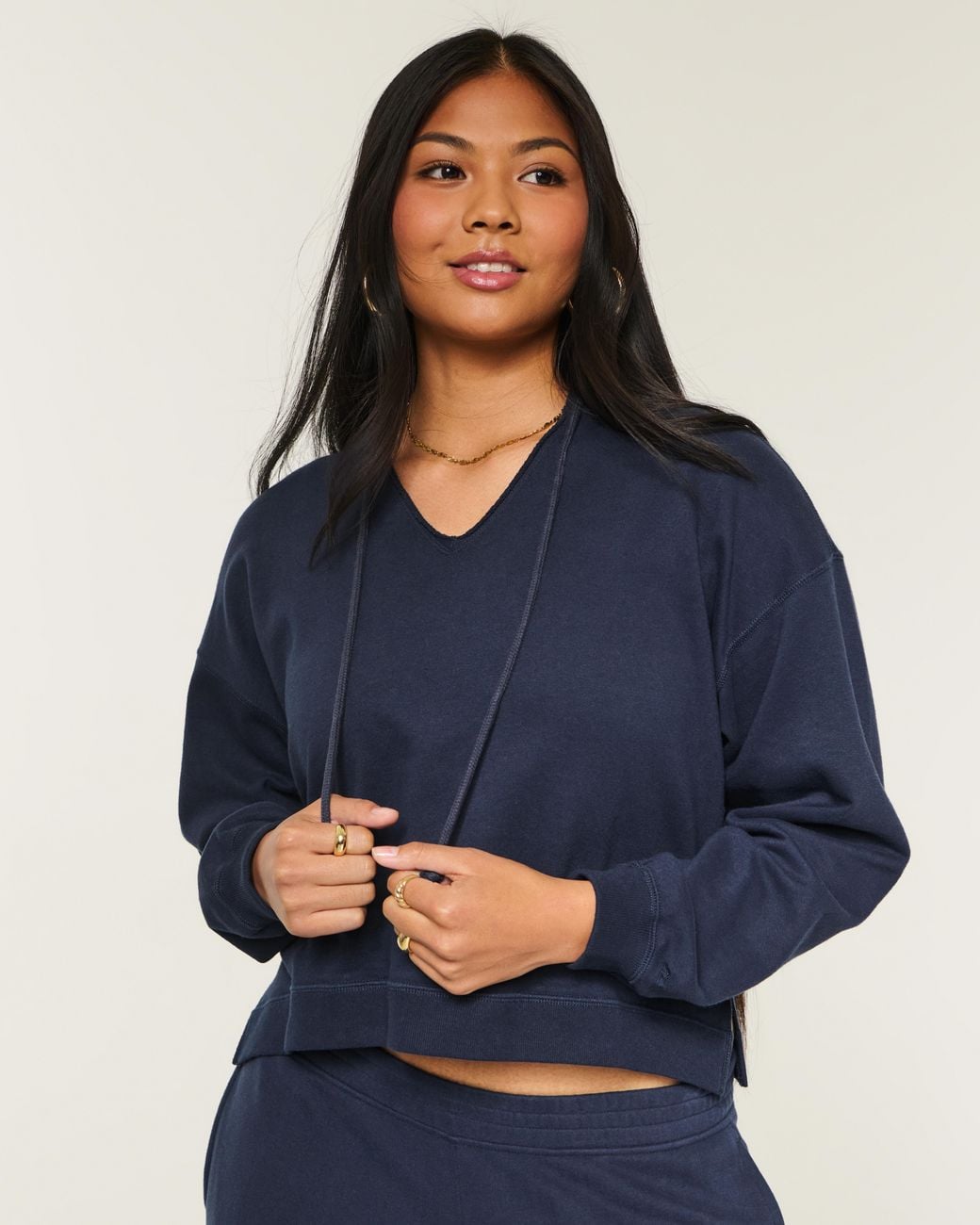 Hollister Blue Hollister Feel Good Easy Hoodie