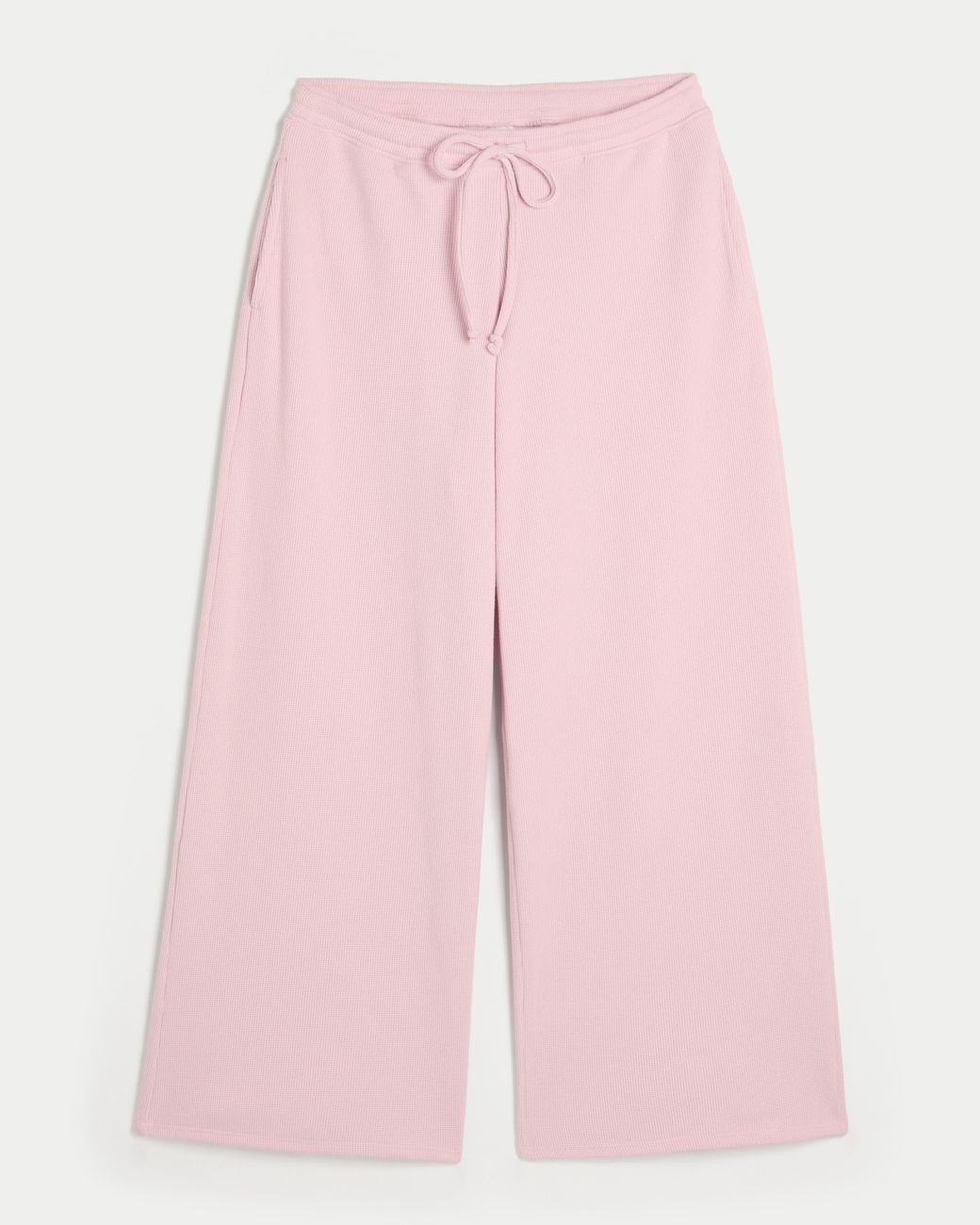 Hollister Pink Gilly Hicks Always Cozy Waffle Baggy Pants