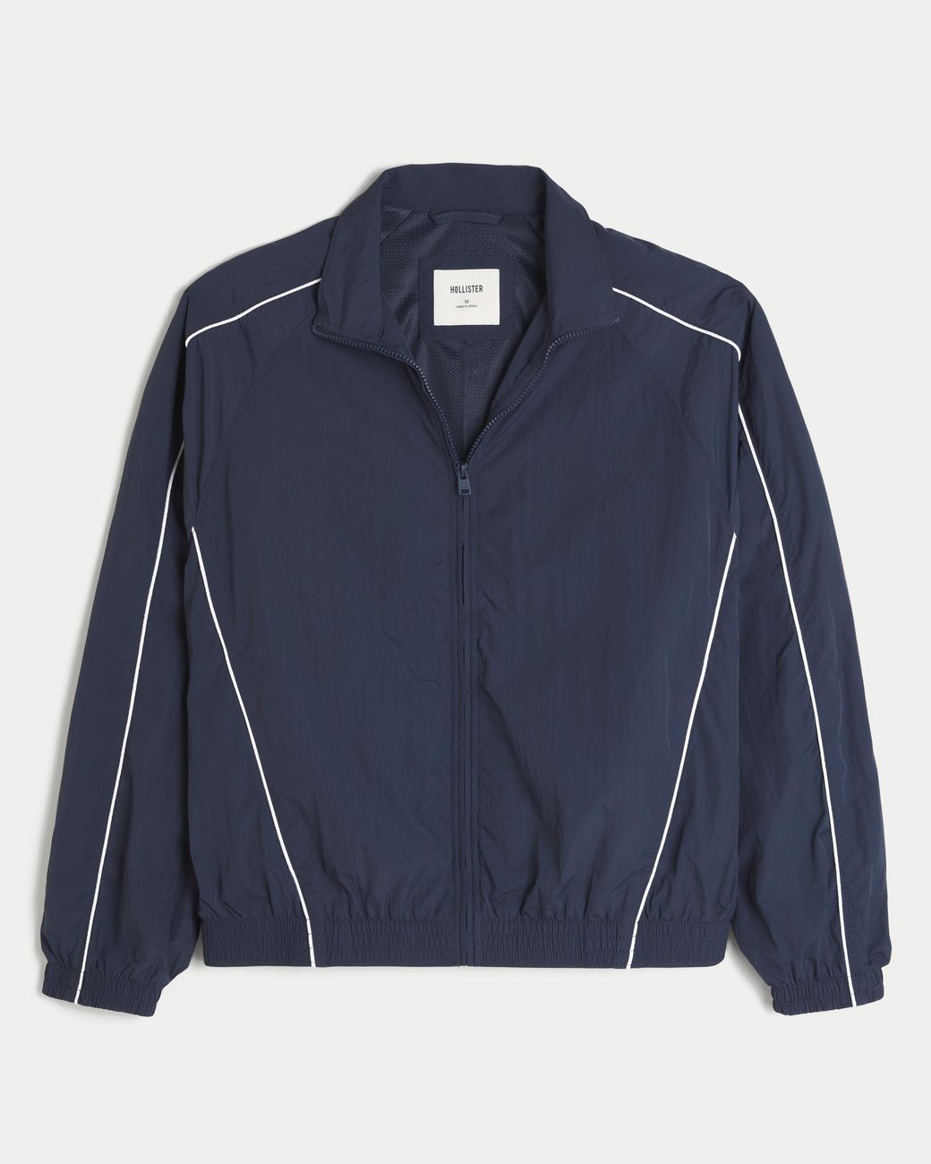 Hollister Blue Zip-up Windbreaker Jacket for men