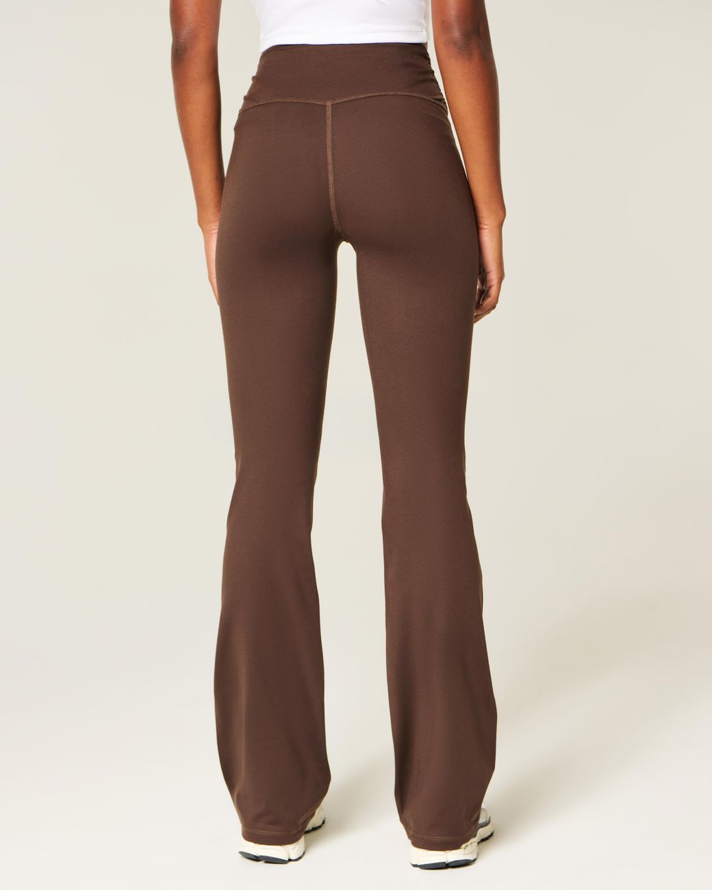 Hollister Brown Gilly Hicks Active Recharge Wrap Waist Boot Leggings